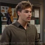 Will’s olive green shirt on The Bold and the Beautiful