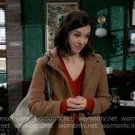 Willow's tan coat on General Hospital