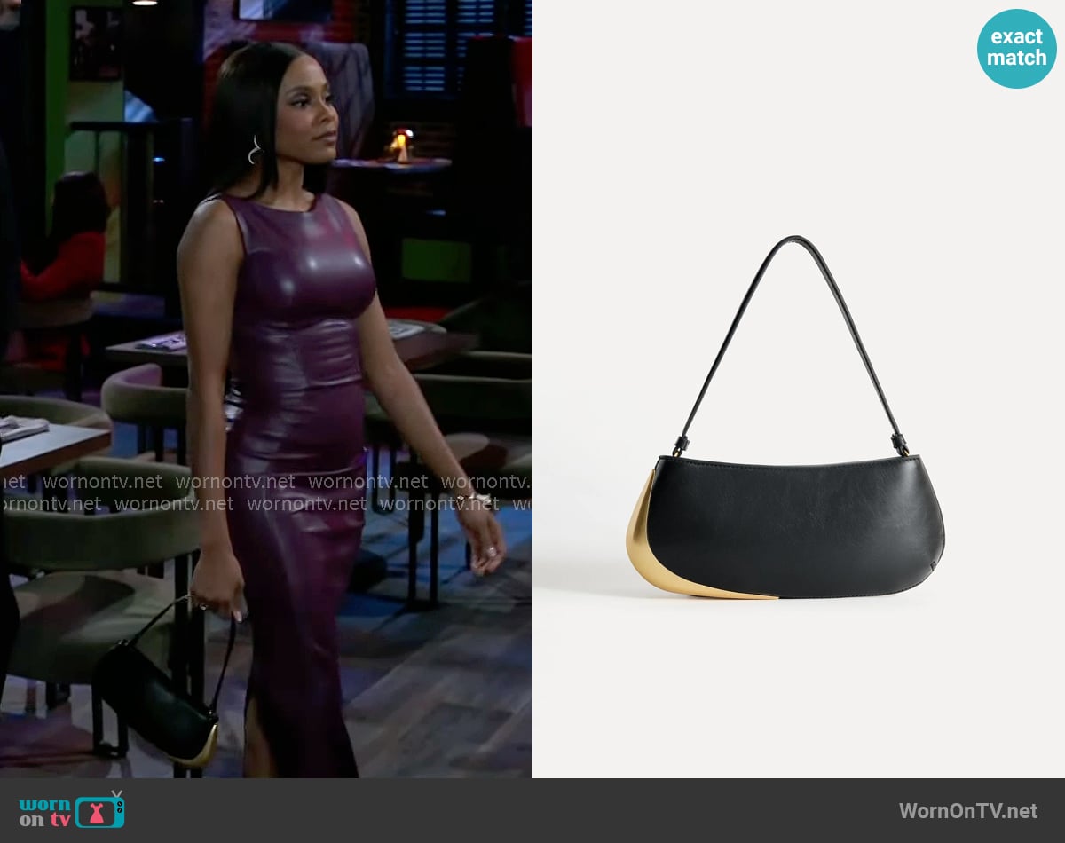 Zara Metal Detail Shoulder Bag worn by Hayley Lawson (Marquita Goings) on Beyond the Gates