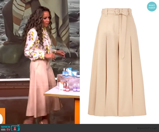 Zimmermann Hypnotic Culotte worn by Sunny Hostin on The View