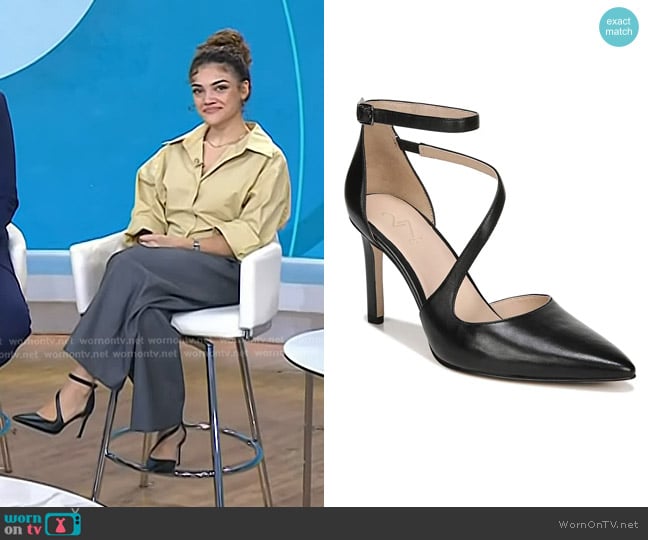27 EDIT Naturalizer Abilyn Ankle Strap Pump worn by Laurie Hernandez on Today