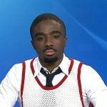 Caleb McLaughlin’s white 65 mesh tank on Today