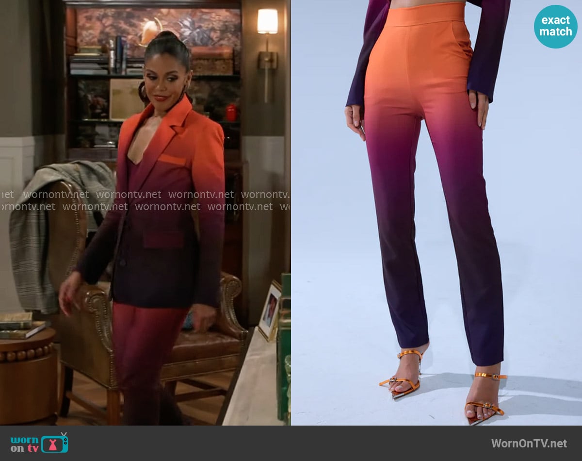 Akira Rise and Shine Trouser worn by Dani Dupree (Karla Mosley) on Beyond the Gates