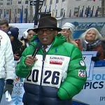 Al Roker’s green colorblock down jacket on Today