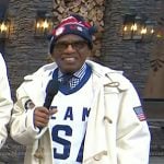Al Roker’s white toggle coat on Today