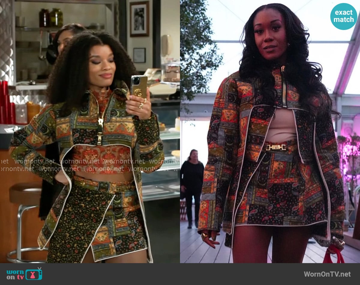 Alani Taylor Celestial Set worn by Eva Thomas (Ambyr Michelle) on Beyond the Gates