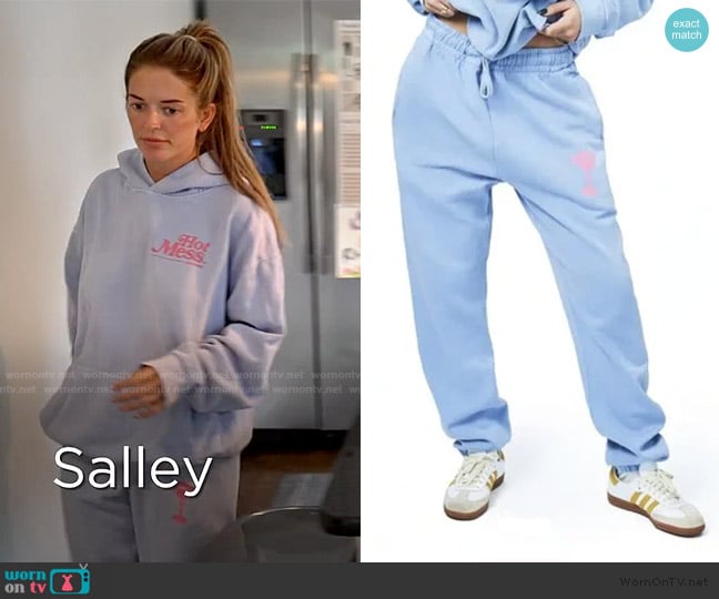  Alix Earle Hot Mess Sweatpants  worn by Salley Carson on Southern Charm