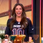 Alyssa’s black patriots jersey on The View
