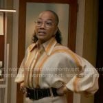 Amanda’s orange striped shirt on Will Trent