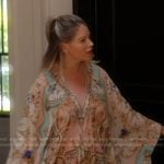 Amanda’s pink printed kaftan on The Real Housewives of Beverly Hills