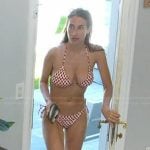 Amanda’s printed bikini and sunglasses on Summer House