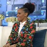 Amber Ruffin’s floral print blazer on Today