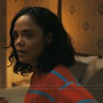 Anna’s red striped sweater on His & Hers