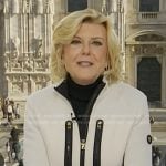 Anne’s white zip front jacket on Today