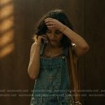 Ariana’s denim overalls on Landman
