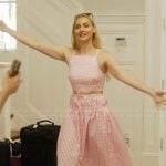 Bailey’s gingham check crop top and skirt on Summer House