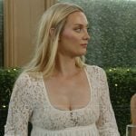 Bailey’s white lace dress on Summer House