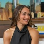 Nikki Bella’s black halter top on Good Morning America