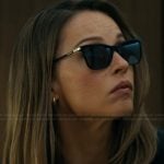 Rebecca’s black sunglasses and bag on Landman