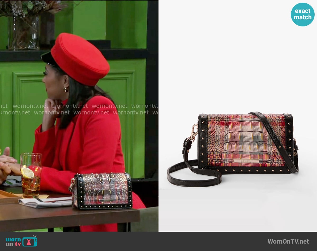 Brahmin Minuette Bag in Merryweather worn by Kat Richardson (Colby Muhammad) on Beyond the Gates