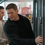 Buck's black check bomber jacket on 9-1-1