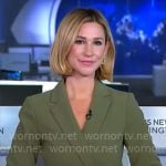 Caitlin Huey-Burns' green blazer on CBS Mornings