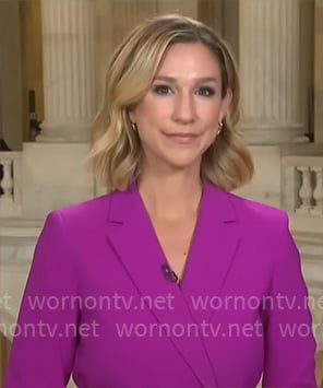 Caitlin Huey-Burns' pink blazer on CBS Mornings