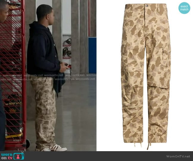 Carhartt WIP Camouflage-print Cargo Pants worn by Harry Grant (Elijah M. Cooper) on 9-1-1