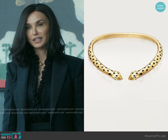 Cartier Panthère de Cartier Necklace worn by Cami Miller (Demi Moore) on Landman