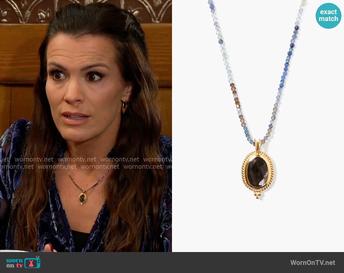 Chan Luu Calypso Necklace worn by Chelsea Lawson (Melissa Claire Egan) on The Young and the Restless