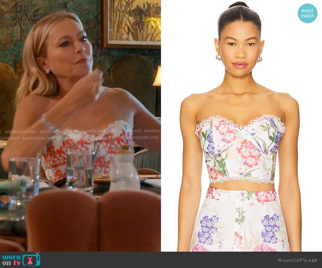 Charo Ruiz Ibiza Bio Bustier worn by Sutton Stracke on The Real Housewives of Beverly Hills