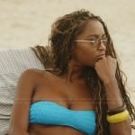 Ciara’s blue smocked bikini set on Summer House