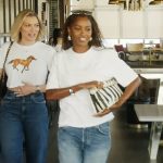 Ciara’s distressed denim shorts on Summer House