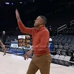 Craing’s brown and white sneakers on Today