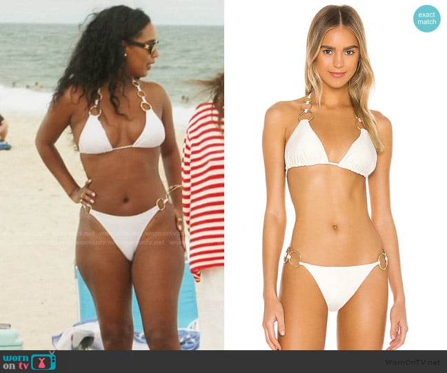 Cult Gaia Zoey Bikini Top worn by Mia Calabrese on Summer House