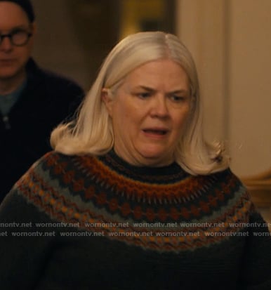 Dana's green fairisle sweater on The Burbs