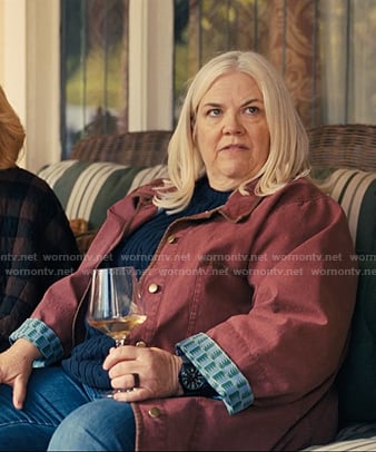 Dana's pink jacket on The Burbs