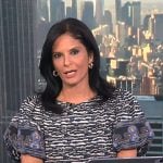 Darlene’s printed puff sleeve dress on Today