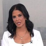 Darlene’s white square neck top on Today