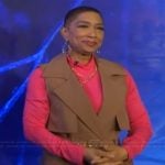 Deja Vu’s sleeveless trench dress on Live with Kelly and Mark