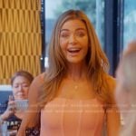 Denise's pink corset top on The Real Housewives of Beverly Hills