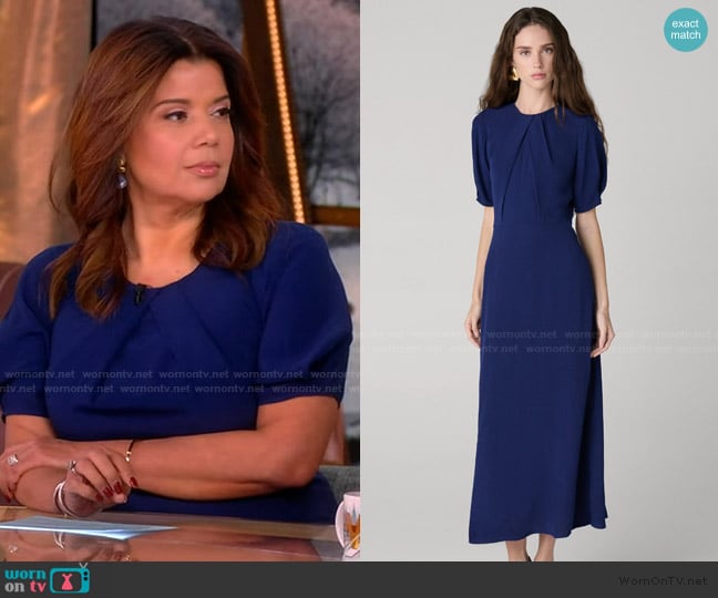 Diane von Furstenberg Janine Dress worn by Ana Navarro on The View