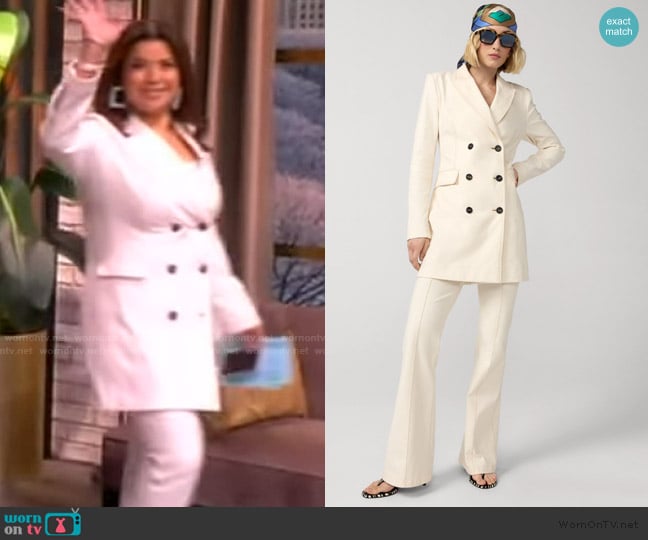 Diane Von Furstenberg Lilith Blazer Dress worn by Ana Navarro on The View