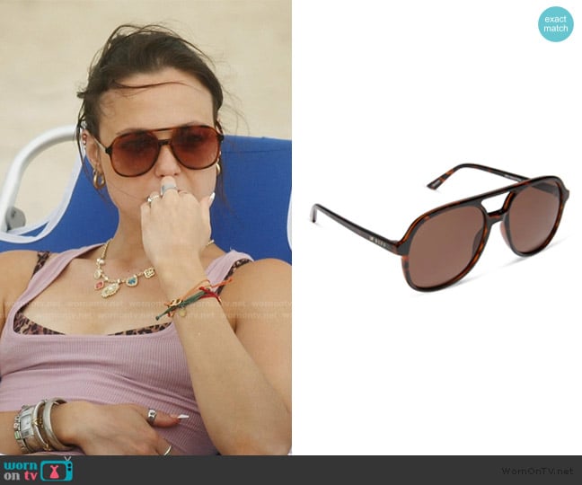 Levi’s tortoise sunglasses on Summer House