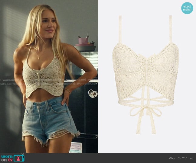 Dior Dioriviera Cropped Top worn by Ainsley Norris (Michelle Randolph) on Landman