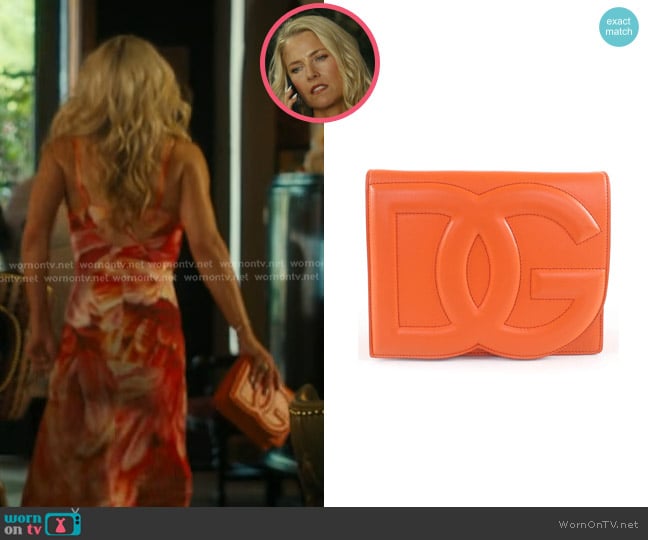 Dolce & Gabbana Leather 2way Shoulder Bag worn by Angela Norris (Ali Larter) on Landman