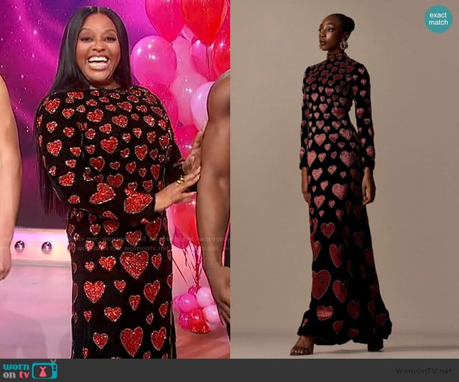 D'ophir The Heart Dress worn by Sherri Shepherd on Sherri