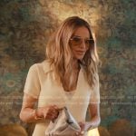 Dorit's yellow polo dress on The Real Housewives of Beverly Hills