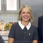 Dylan’s grey collared dress on Today