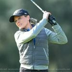 Dylan’s grey mixed media puffer jacket on Today